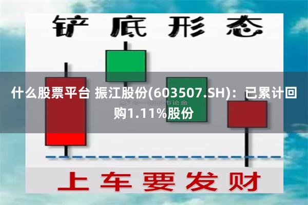 什么股票平台 振江股份(603507.SH)：已累计回购1.11%股份