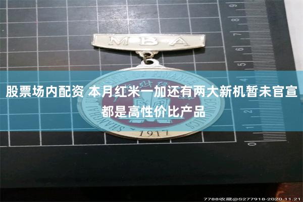 股票场内配资 本月红米一加还有两大新机暂未官宣 都是高性价比产品